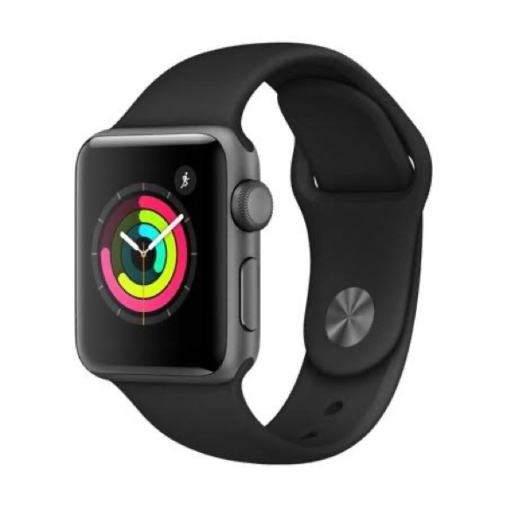 Apple Watch series 3, black sport band
